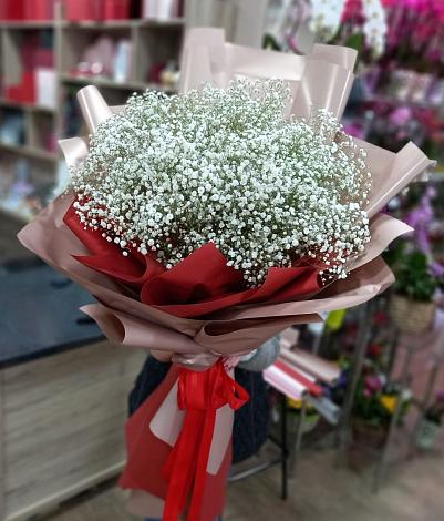 Букет цветов из: Гипсофила в Бурмакино