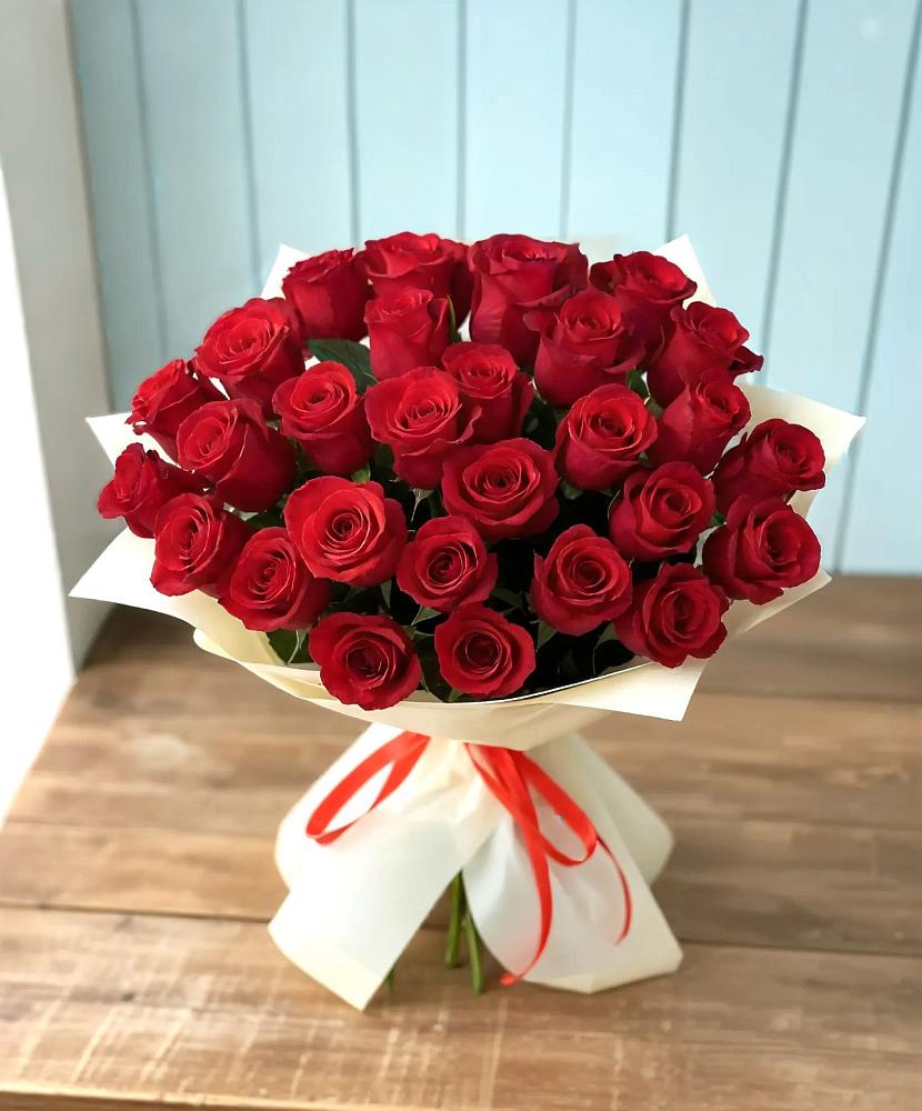 Букет 29 Красных роз в Бурмакино