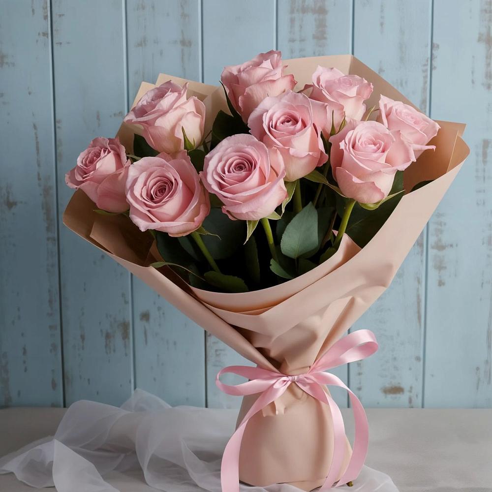 Букет цветов из: Розы в Бурмакино