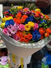 Букет цветов из:  Розы и Хризантемы #REPLACE_PRED# Бурмакино