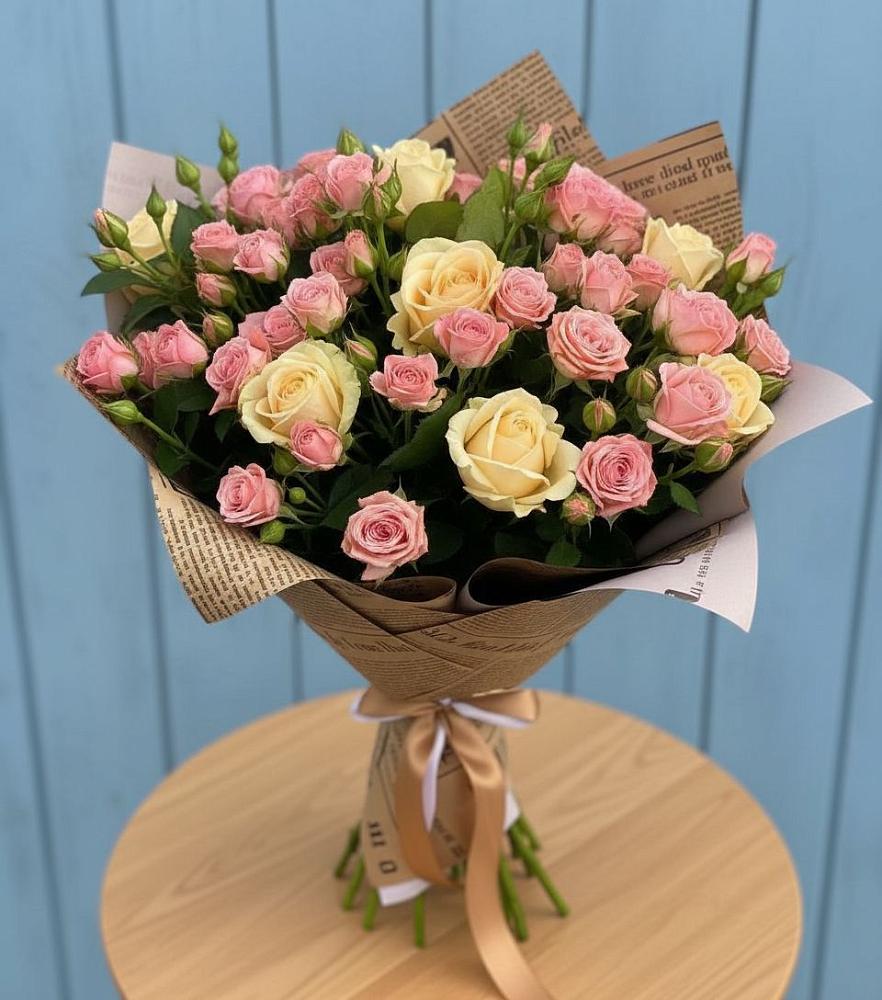 Букет цветов из: Розы в Бурмакино