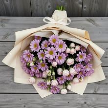 Букет цветов из:  Розы и Хризантемы #REPLACE_PRED# Бурмакино