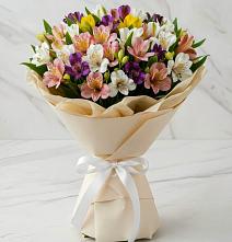 Букет цветов из:  Альстромерии в Бурмакино