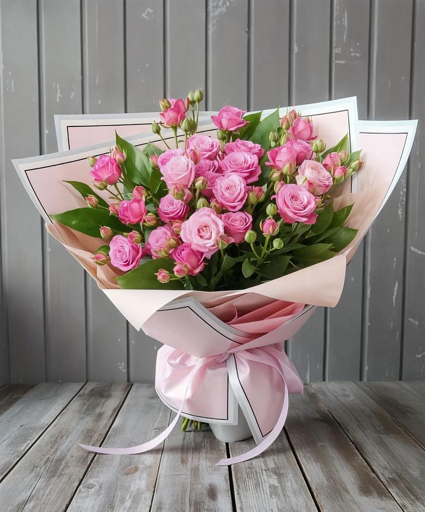 Букет Розовый кустик в Бурмакино