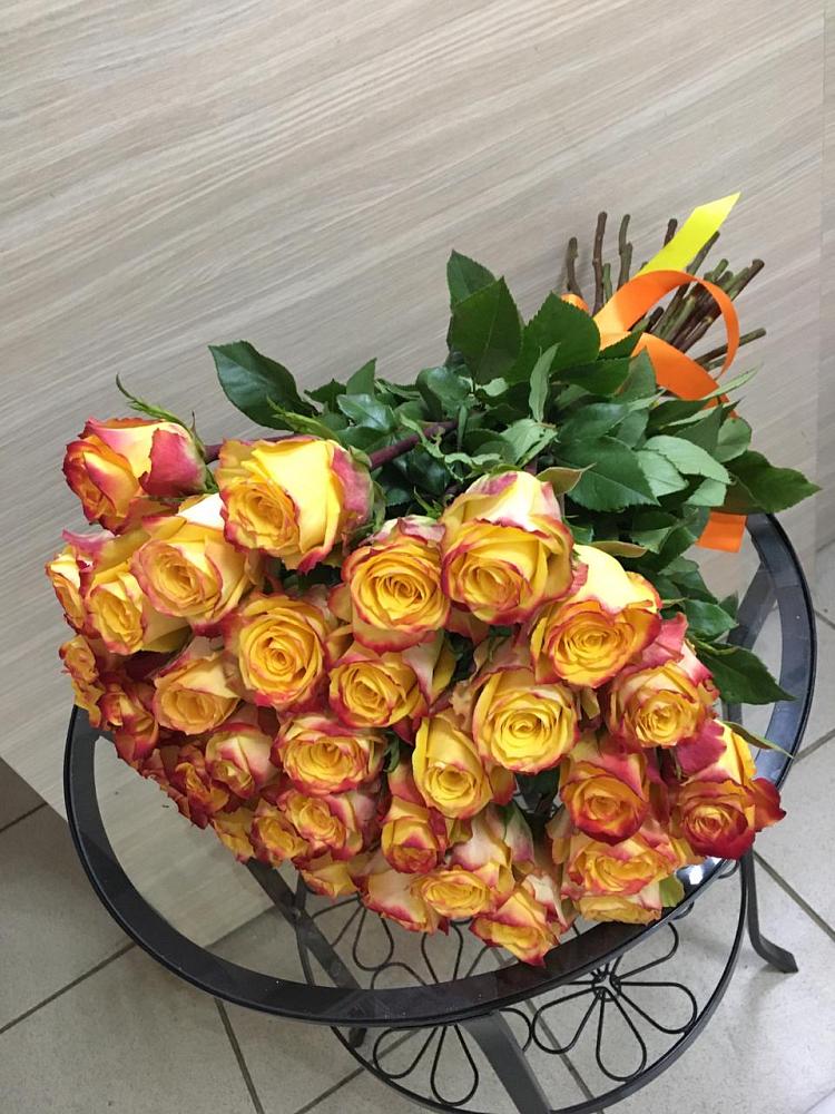 Букет Желтые розы в Бурмакино