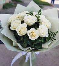 Букет Белые розы Проуд #REPLACE_PRED# Бурмакино