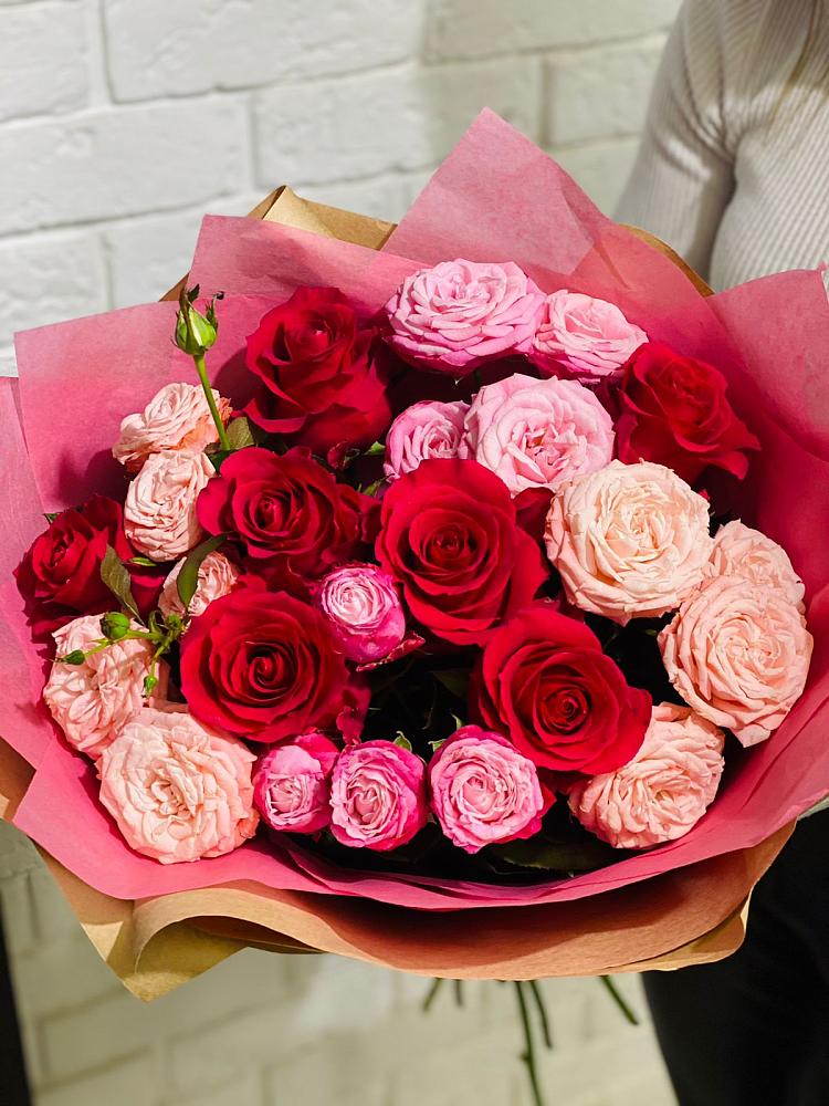 Букет цветов из: Розы в Бурмакино