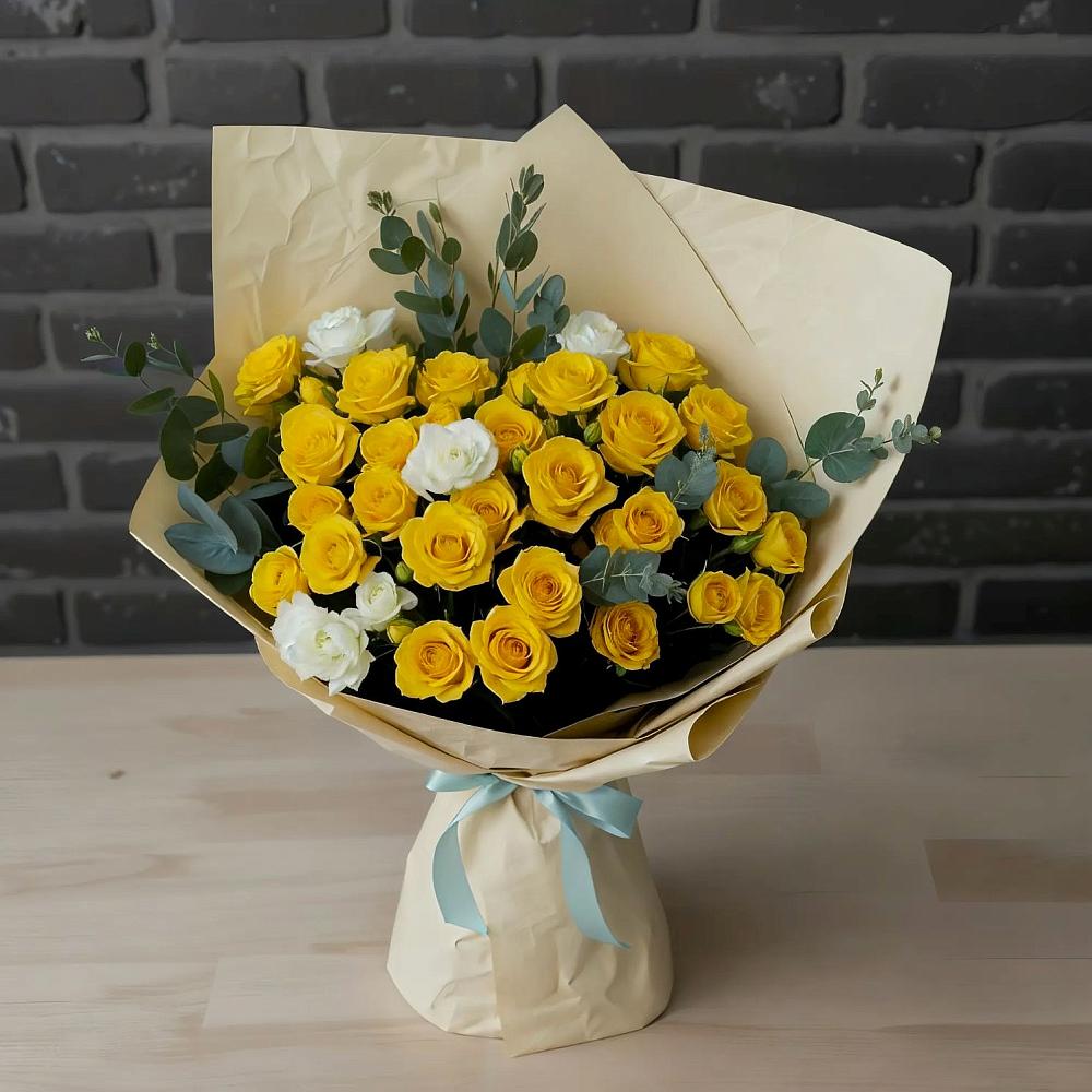 Букет цветов из: Розы в Бурмакино