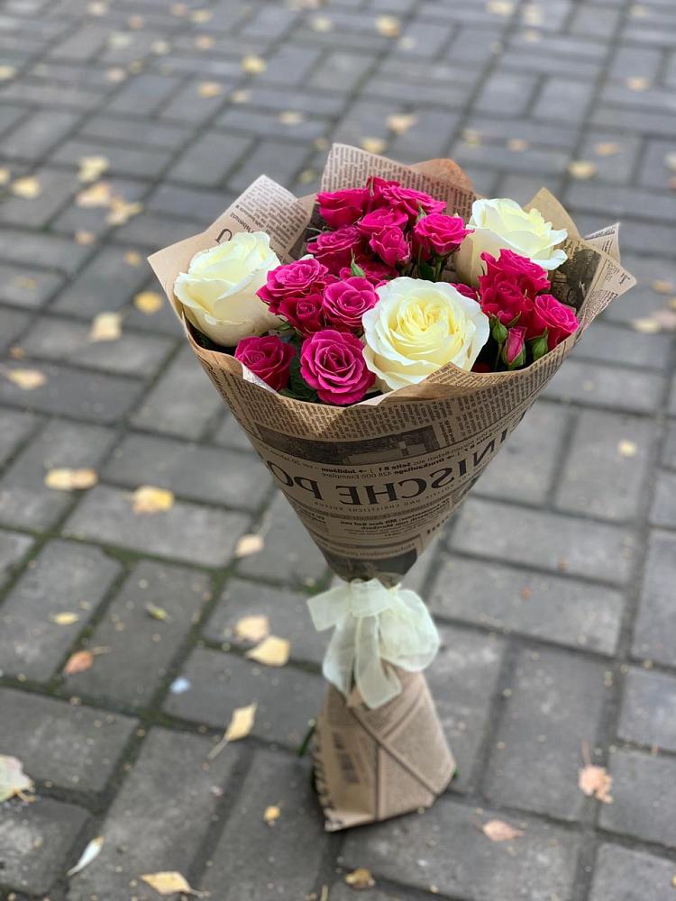 Букет цветов из: Розы в Бурмакино